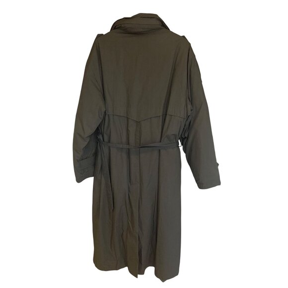 Dash Vintage Mens Coat Size Large Green Puffer Removable Liner Pockets - Picture 2 of 13